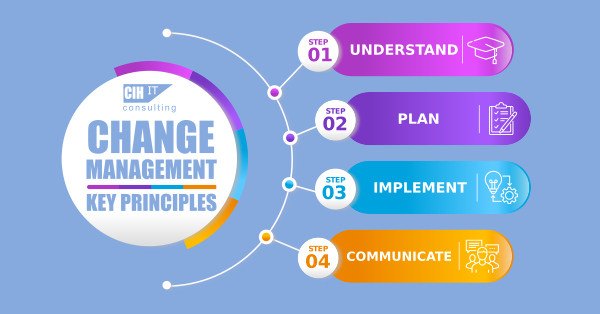 change management key principles graphic